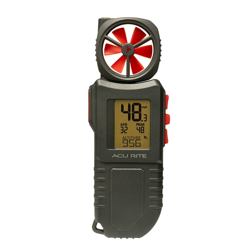 Acurite AcuRite 00256M Portable Anemometer with Inspection Light 