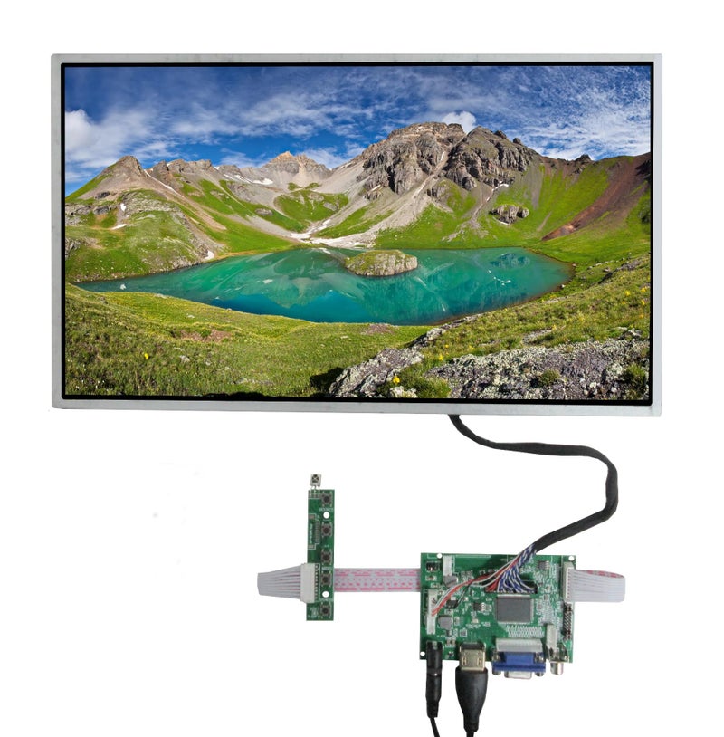 REES52 10.1 Inch 1280 * 800 IPS Screen LCD Display Monitor Driver Board Control Compatible with HDMI VGA Audio for Orange Raspberry Pi 1 2 3 4 5 - Image 1