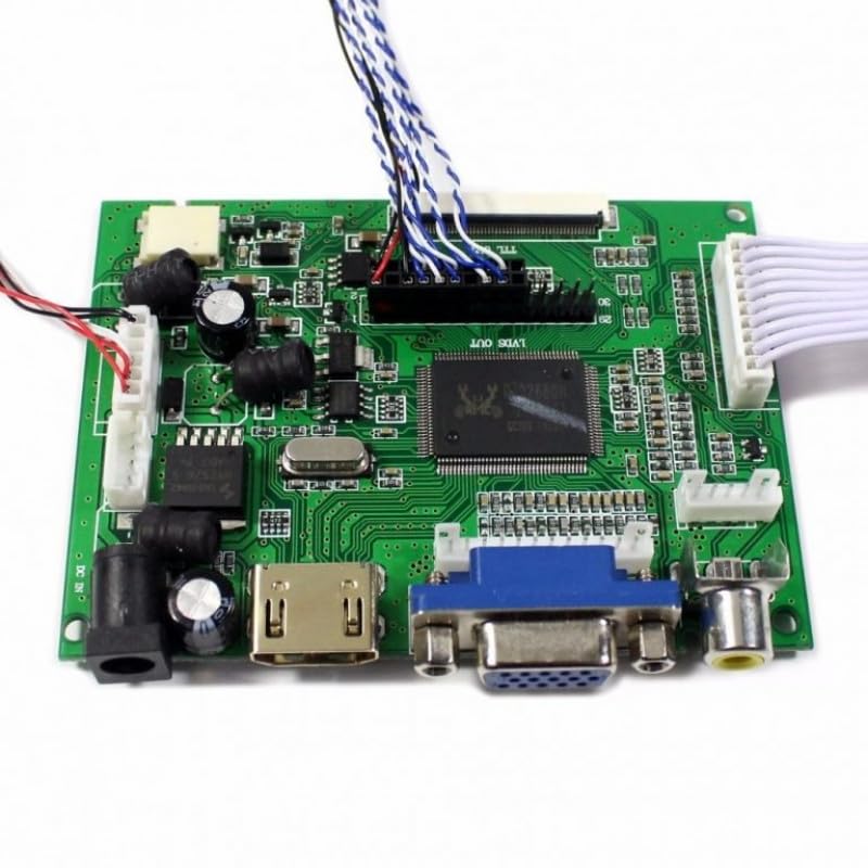 REES52 10.1 Inch 1280 * 800 IPS Screen LCD Display Monitor Driver Board Control Compatible with HDMI VGA Audio for Orange Raspberry Pi 1 2 3 4 5 - Image 4
