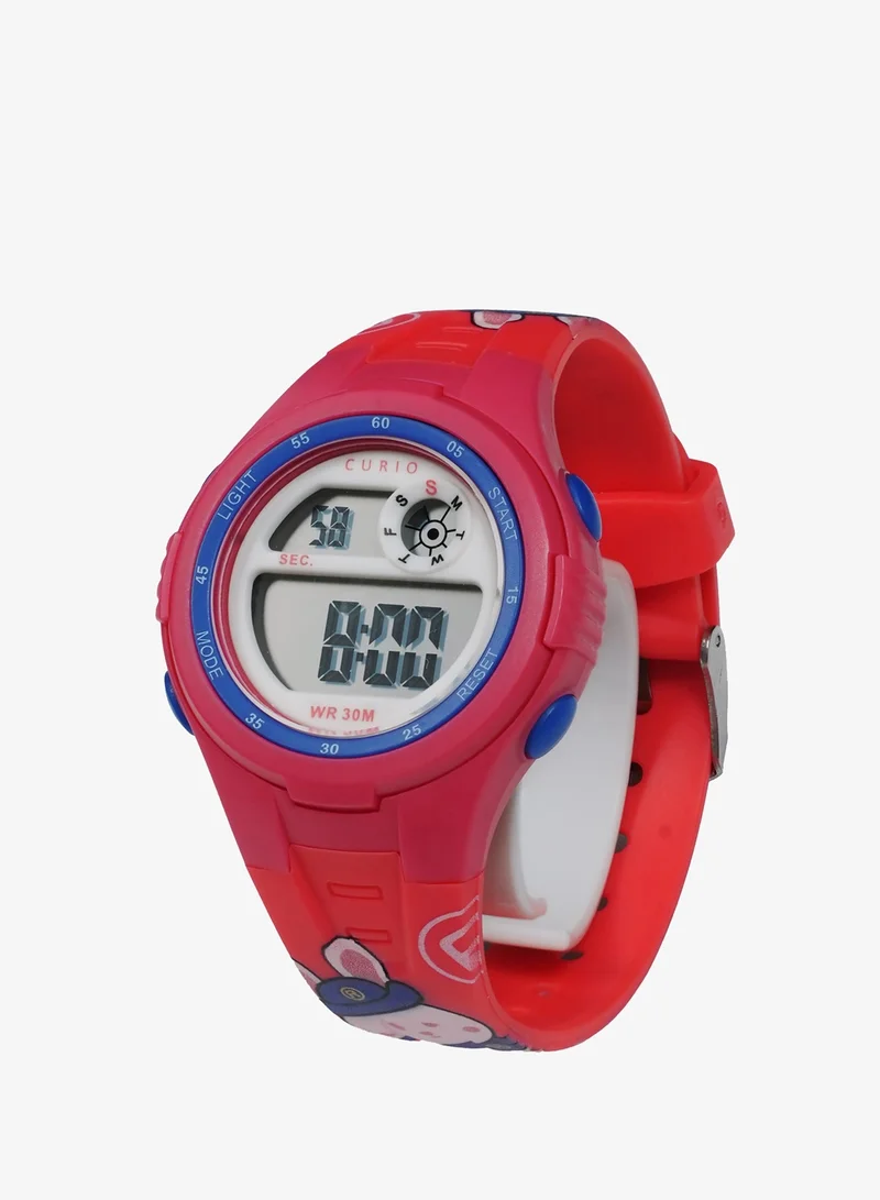 Curio  Kids's Plastic Digital Watch CU-2117LK-3 - 38 mm  | Best Price UAE