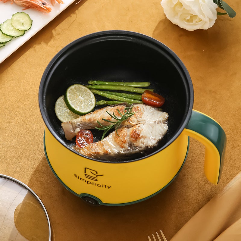 Electric Rice Cooker Small Mini Electric Cooker Household Multifunctional 110V Dormitory Integrated Electric Cooker Small Electric Cooker Electric Wok - Image 2