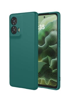 ELTRAZONE ELTRAZONE Motorola Moto G35 Case Cover – Premium Liquid Silicone Shockproof Protective Case with Soft Microfiber Lining, Anti-Scratch & Full Camera Protection Green 