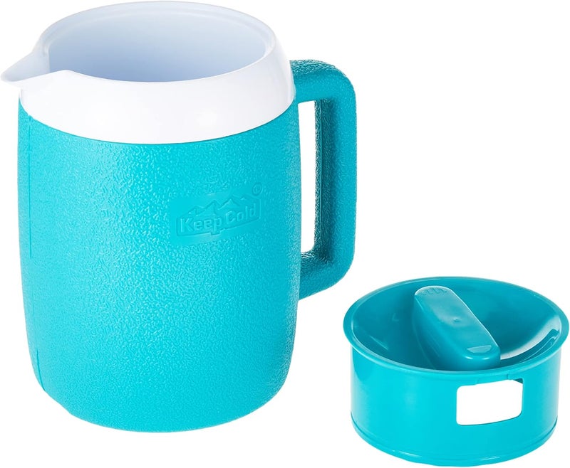 Cosmoplast Cost effective fine quality Plastic 1 Liter Teal Green, Keep Cold Insulated Jug 1 Liter, MPICJG004TA Upgraded general material - Image 3