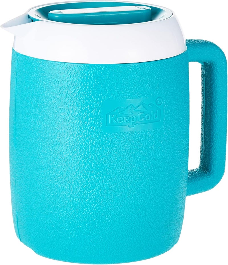 Cosmoplast Cost effective fine quality Plastic 1 Liter Teal Green, Keep Cold Insulated Jug 1 Liter, MPICJG004TA Upgraded general material - Image 1