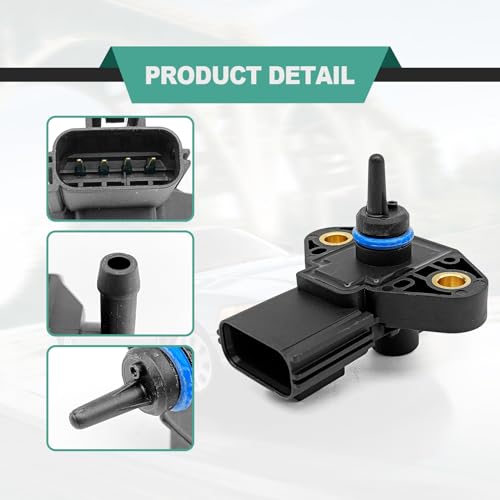 stymart Fuel Rail Injection Pressure Sensor Compatible with Ford F150 F250 F350 F450 E150 E250 E350 Super Duty Escape Explorer Five Hundred Focus Taurus Mustang Expedition Mercury Lincoln 3F2Z9G756AC - Image 2
