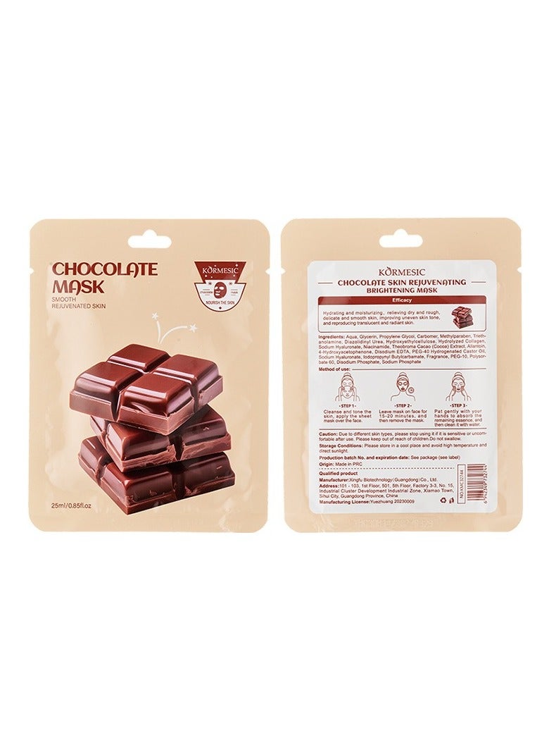 Kormesic Chocolate Revitalizing Mask 5pcs 25ml - Image 1