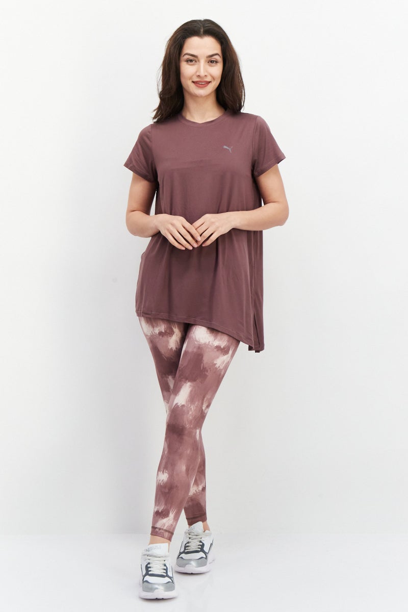 PUMA Women Oversized Fit Short Sleeve Top, Brown - Image 4