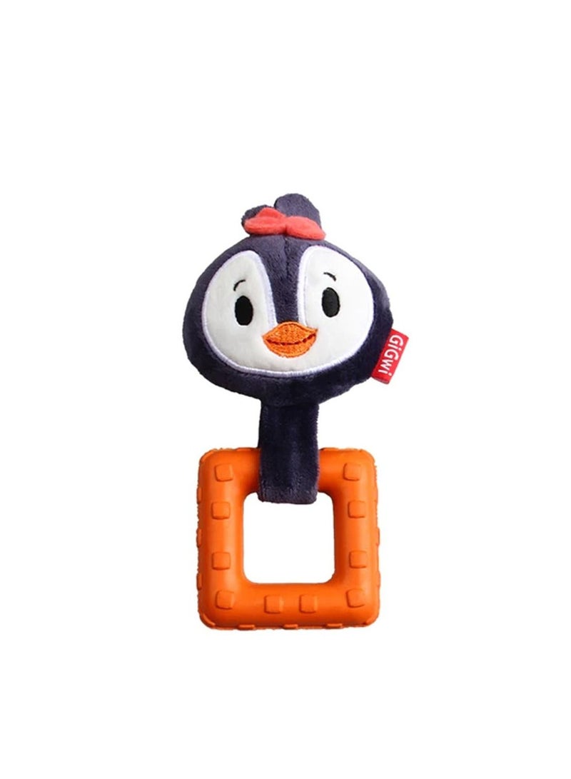 Pets Suppa Puppa Penguin with Squeaker inside Plush TPR Extra Small Multicolor