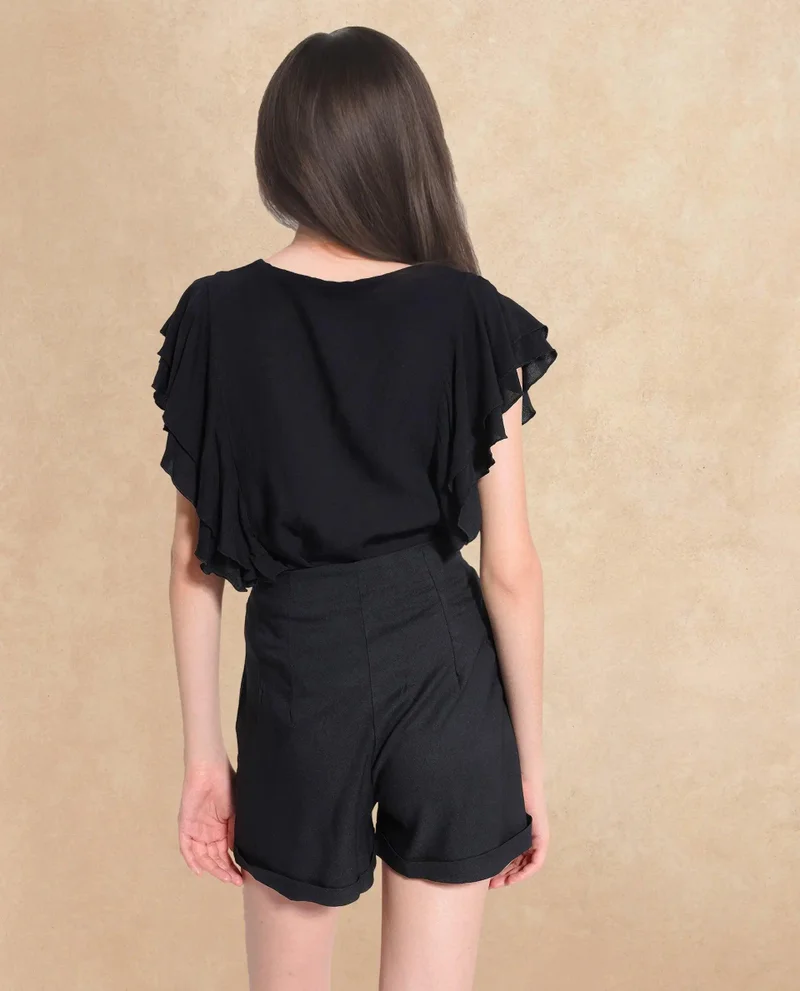 Rareism Women's High Waist Shorts
