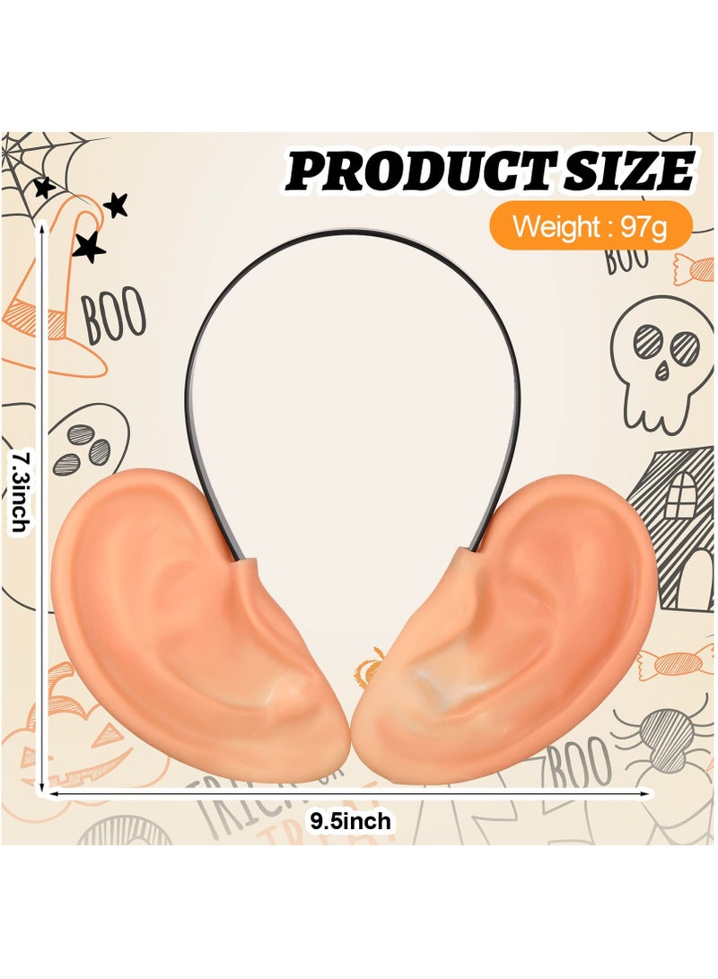 SYOSI Oversized Jumbo Fake Ears, Big Ears Headbands for Party Decorations/Cosplay Costume/Party Props/Masquerade Accessories Oversized Fake Ears for Adults Kids - Image 3