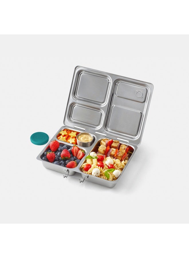 PlanetBox Combo of Launch Lunch Box, Square Dipper, Travel Magnet - Image 3