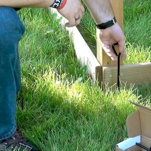 Swing-N-Slide WS 4521 Anchor-It Metal Ground Anchors for Swing Set- Set of Four, Black - Image 4