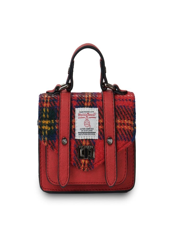 Islander Harris Tweed Royal Stewart Wee Satchel - Image 1