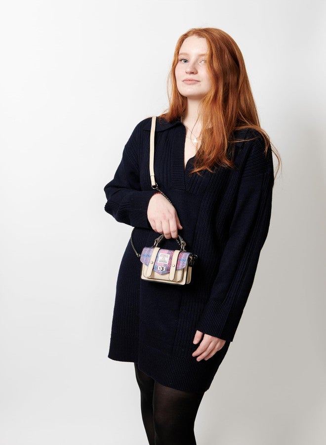 Islander Harris Tweed Royal Stewart Wee Satchel - Image 2
