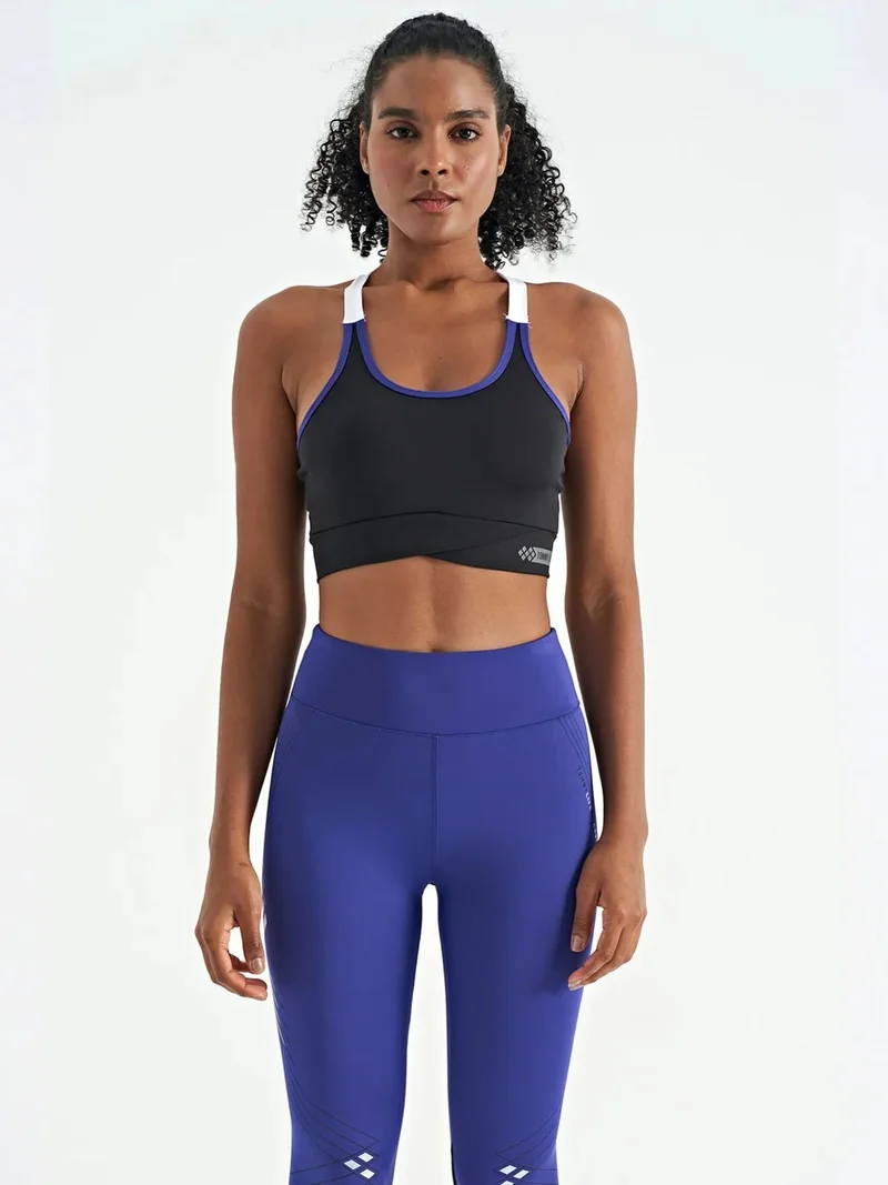 TOMMYLIFE TOMMY Fitted Sleeveless Crop Sports Top