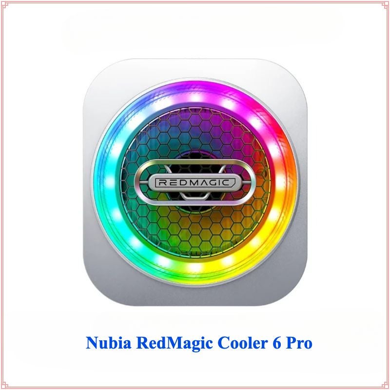 Nubia RedMagic Cooler 6 Pro Magnetic Ice Fan Radiator Cooler LED 30w, White - Image 1