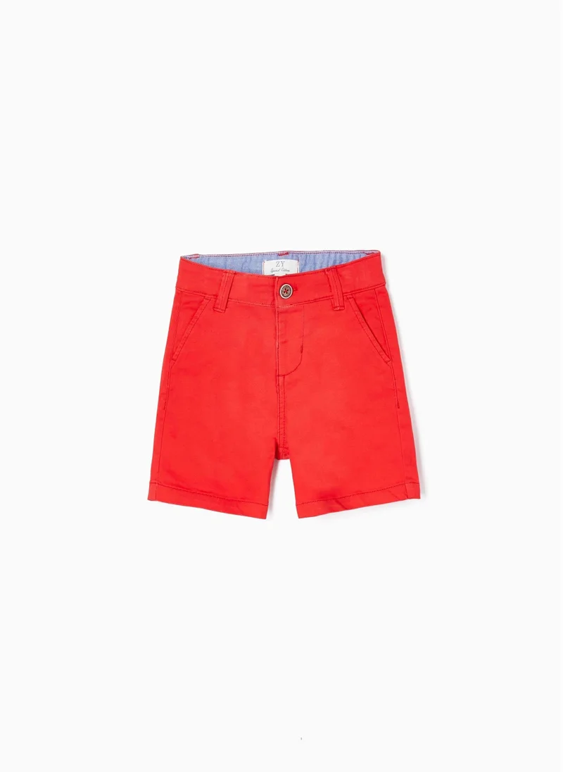 زيبي Zippy Cotton Chino Shorts For Baby Boys