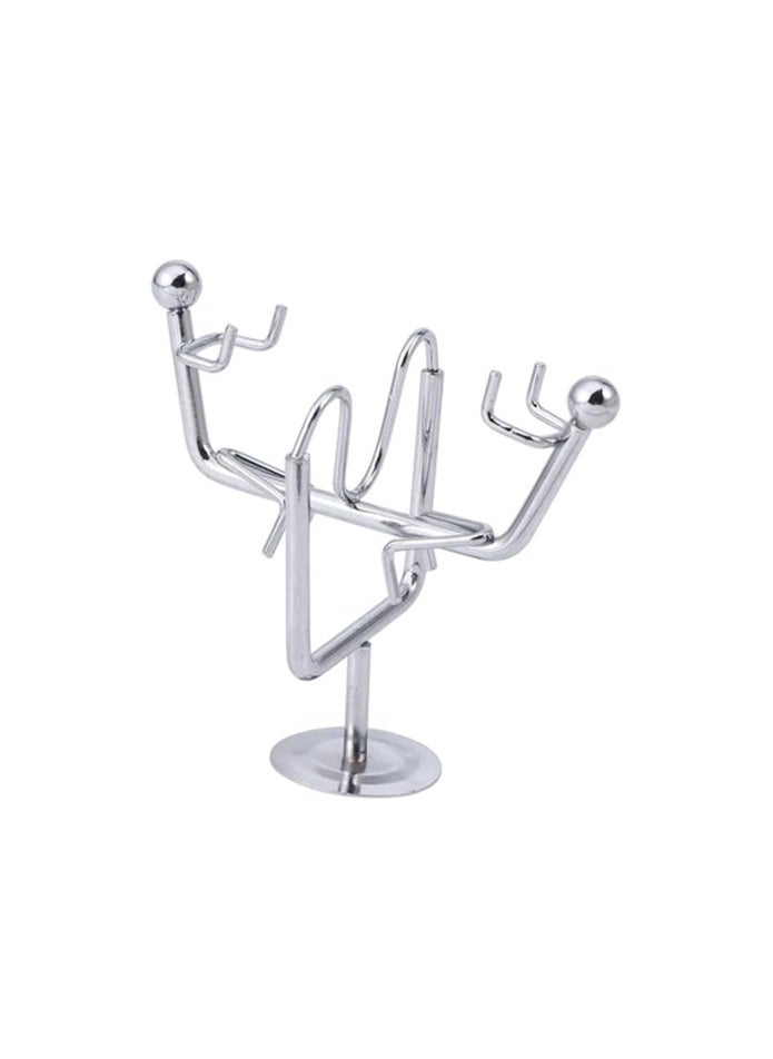 "Enjoy an experience of balance and calm with the Newton's Cradle - elegant design, smooth movement, and a clever decorative touch that adds a sophisticated scientific touch to your office or home. "