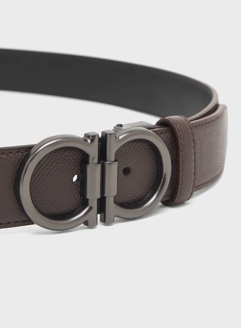 روبرت وود Genuine Leather Reversible Formal Belt