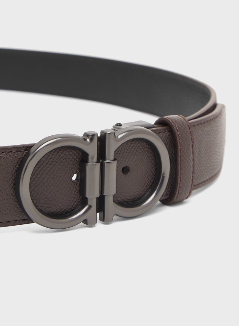 Robert Wood Genuine Leather Reversible Formal Belt - Image 2