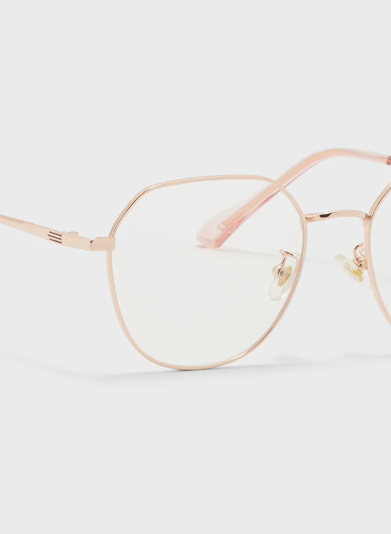 Ginger Anti Blue Laptop Optic Angular Len Glasses