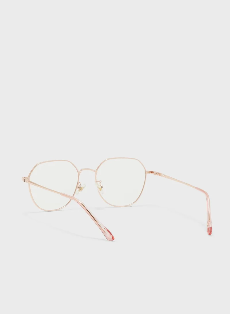 Ginger Anti Blue Laptop Optic Angular Len Glasses
