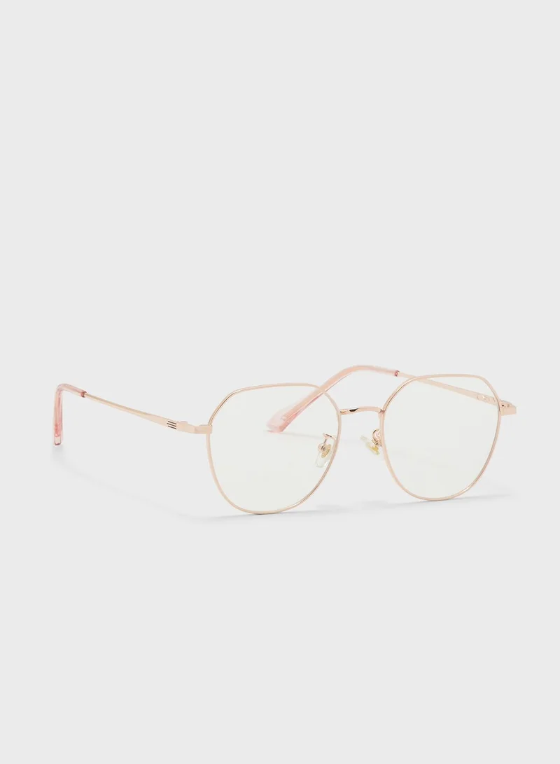 Ginger Anti Blue Laptop Optic Angular Len Glasses