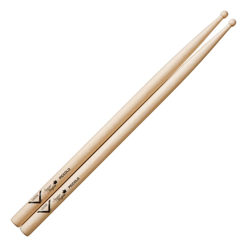 Vater Wood Tip Sugar Maple Piccolo Drum Sticks, Pair - Image 4