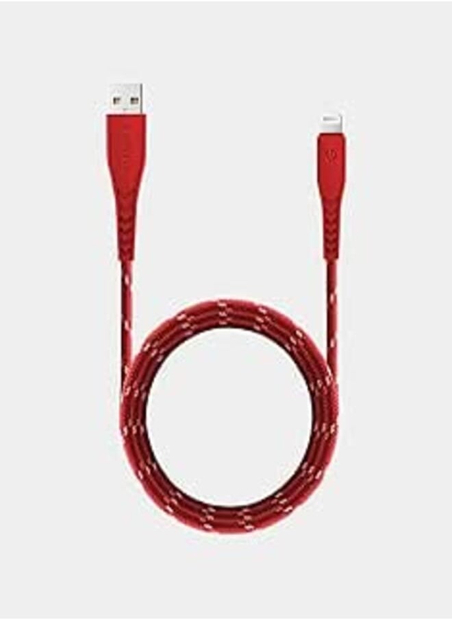ENERGEA ENERGEA NYLOFLEX iPhone Lightning Cable MFI 1.5M-RED 