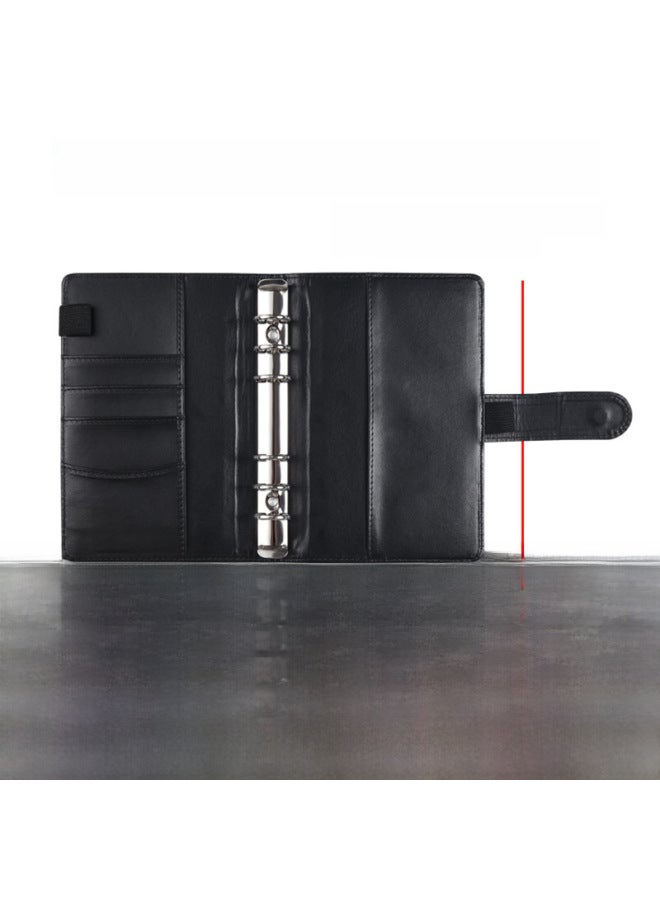 QICAI A6 Colorful Matte Laser Macaron Set Pu Notebook Cash Budget Financial Loose-leaf Book - Image 3