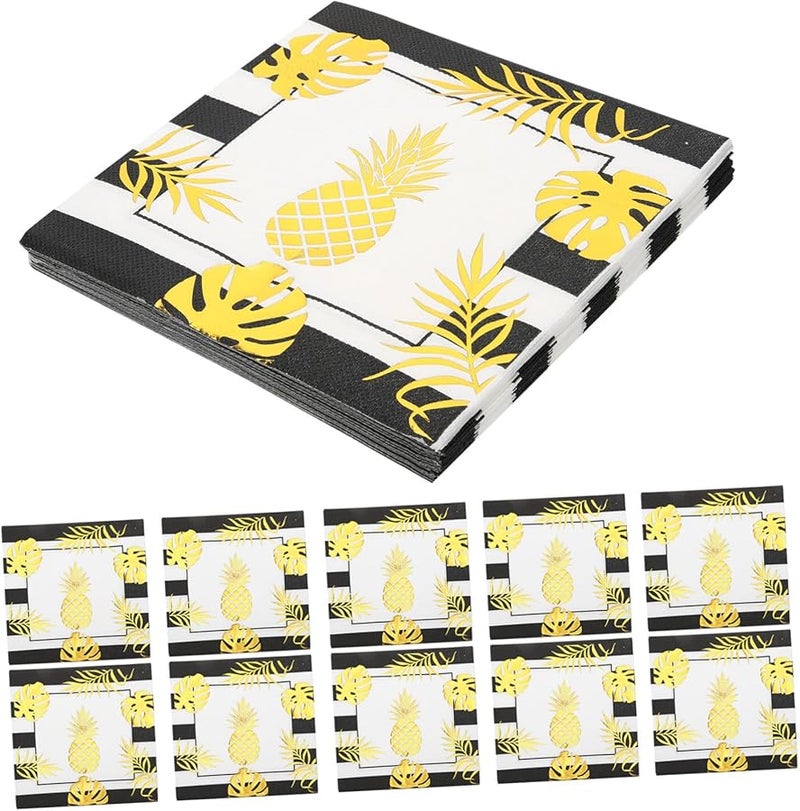 40 قطعة مناديل حفلات معدنية يمكن التخلص منها لتزيين طاولات حفلات الزفاف وأعياد الميلاد - Image 1