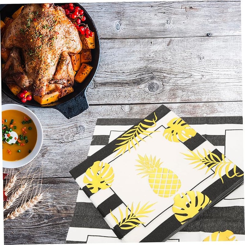 40 قطعة مناديل حفلات معدنية يمكن التخلص منها لتزيين طاولات حفلات الزفاف وأعياد الميلاد - Image 5