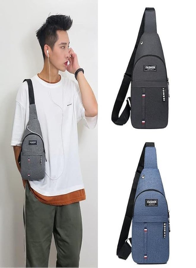 SUNBEETCross Chest Bag For Men Shoulder Bag Crossbody Backpack Waterproof Sling Bag for Traveling/Camping/Hiking/Gym/Sports/Outdoor/Picnic (Multicolor) - Image 4