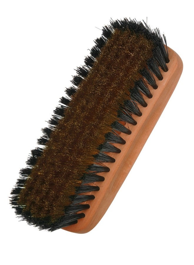Redecker Natural Pig Bristle/Bronze Wire Clothes Brush with Pearwood Handle, 5-1/4-Inches - Image 2