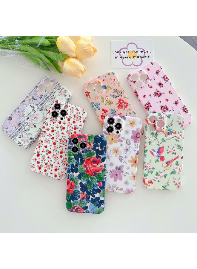 اس-توب جراب هاتف iPhone 11 من مادة TPU الصغيرة المزخرفة بالزهور - Image 2