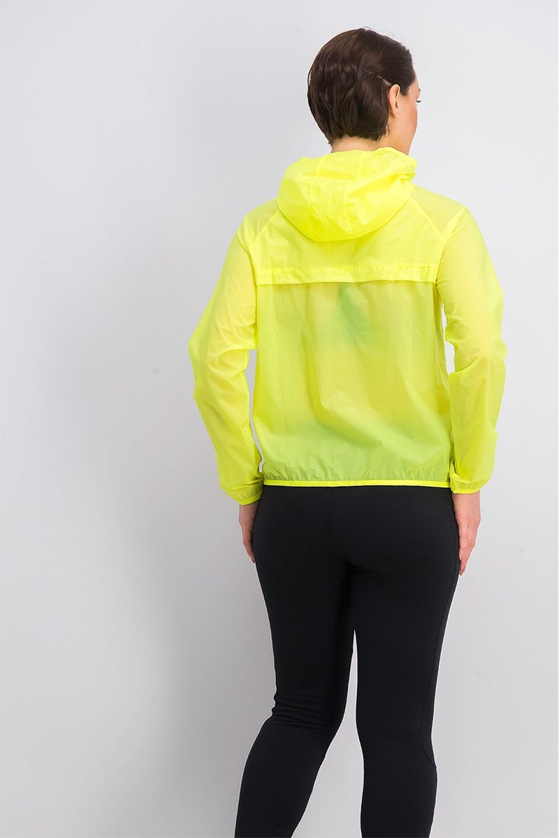 UNDER ARMOUR Women Ua Qualifier Storm Packable Jacket, Lime Green  - Image 3