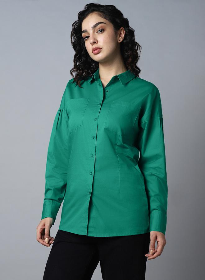 هاي ستار قميص بقصة عادية وجيب سادة من ستايلي - Image 2