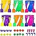 4E's Novelty 4Es Novelty 12 Sets Beach Toys Includes 12 Sand Buckets 12 Shovels 24 Sand Molds for Kids Small 575 Beach Buckets Bulk Summer Party Favors Easter Basket Stuffers Student Gifts - Image 3