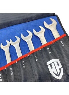 WORKPRO WP202507 6-32MM 12 Piece Cr-V Professional Open End Wrench Set + Cloth Carrying Case  - Image 4