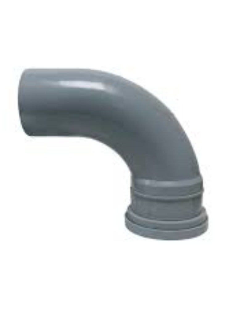 KNP KNP  Push Bend Single UPVC Pipe Fitting 4 Inch is a Durable and Efficient Component Designed for Creating Smooth 90 Degree Bends in UPVC Piping Systems. - Image 1