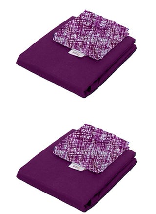 Purple maze design