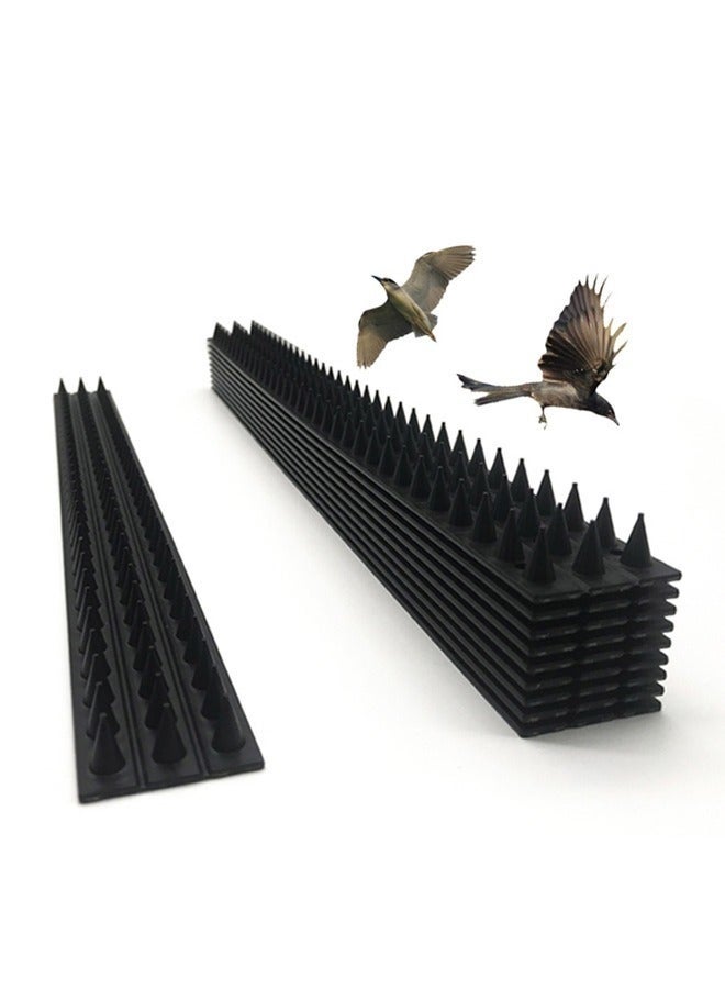 Bukela Bird Spikes Bird Deterrent Bird Spikes for Pigeons and Other Small Birds High Thorn Bird Spikes for Outside Easy Installation Use for Balcony Courtyard Outdoor Roof(12PCS) - Image 3