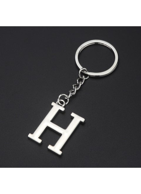 English letter keychain bag pendant 26 uppercase and lowercase letters and numbers keychain European and American small gift customizationH H