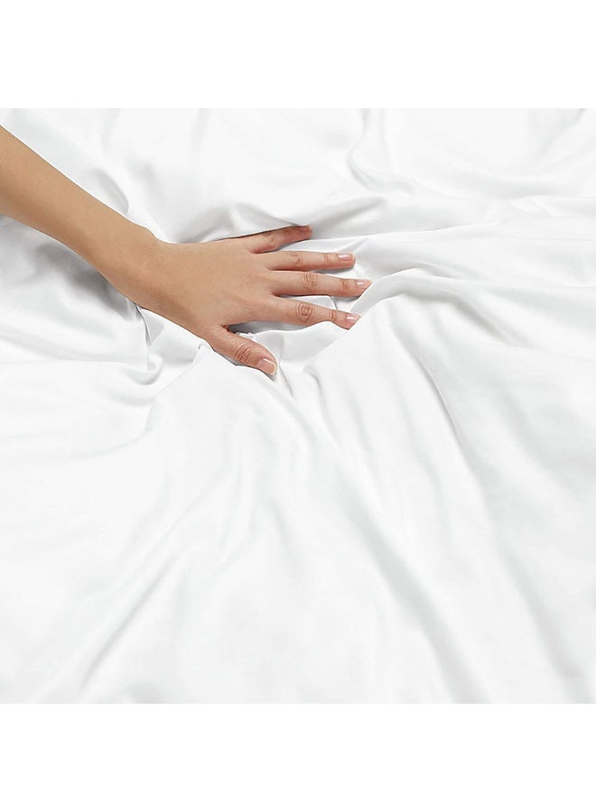 TW Premier Premium Fitted Bed Sheet Set with Oxford Edge Pillowcases | 3-Piece Set | High-Quality 90 GSM Microfiber | 30 cm Deep Pocket - Image 3