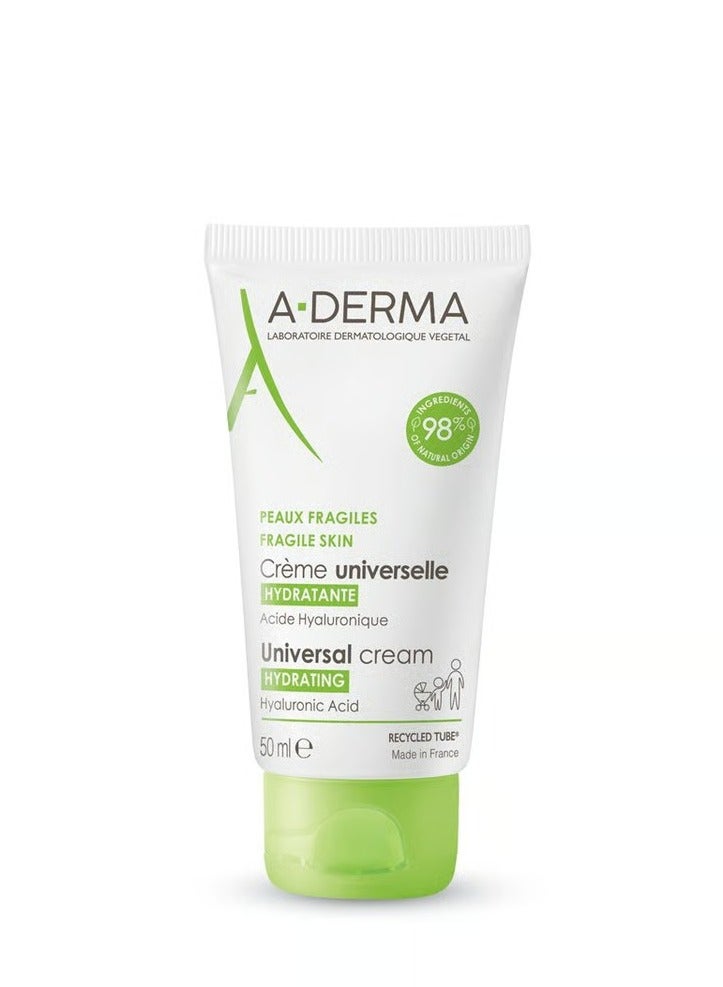 A-DERMA A Derma Universal Hydrating Cream 50ml - Image 1