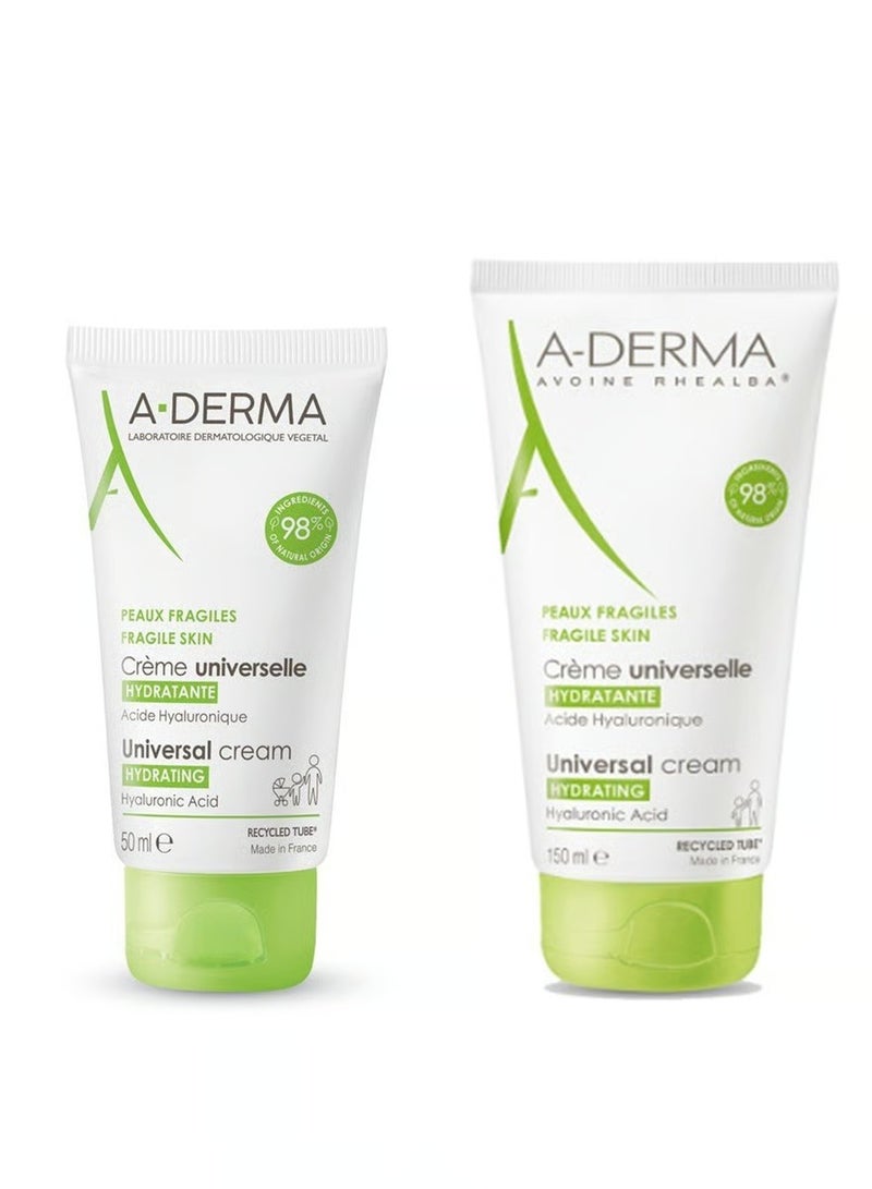 A-DERMA A Derma Universal Hydrating Cream 50ml - Image 2
