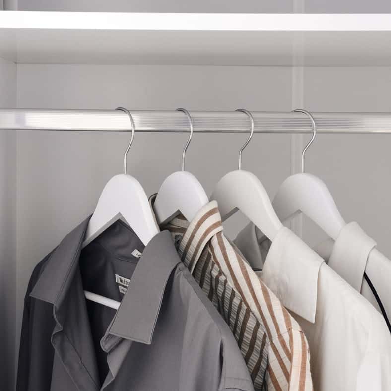 Pan Home خزانة ملابس صن رايز 6 أبواب - لمسة بيضاء - Image 5