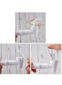 KASTWAVE 4 Sets BPA-Free Replacement Cooler Faucet Water Bottle Jug Dispenser Tap Set Reusable Spigot Spout Water Beverage Lever Pour Dispenser Valve Water Crock Tap  - Image 2