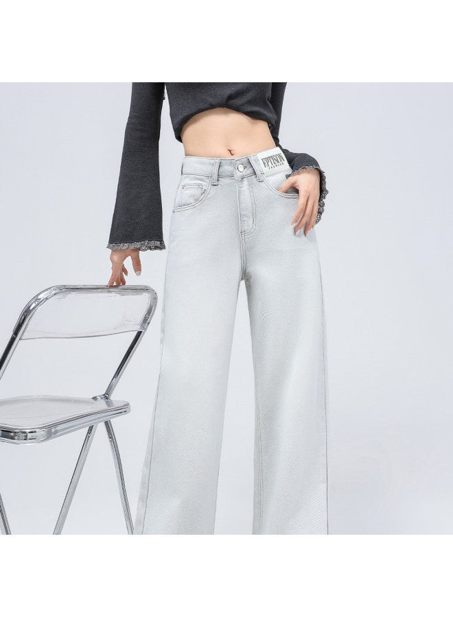EPTISON women's Jeans 2025 Summer Lightweight Flowy Comfortable Floor-length Wide-leg Pants - Image 5