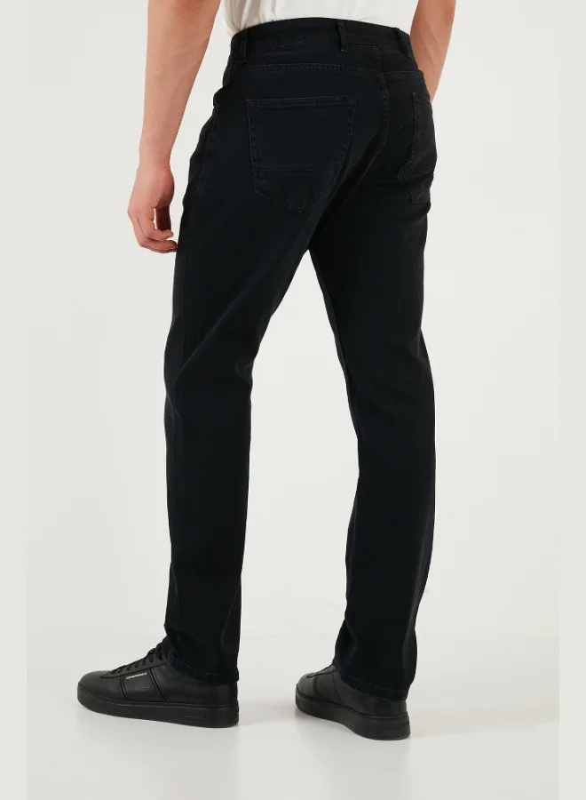 Buratti  Buratti Comfort Straight Leg Regular Waist Jeans Men's DENIM PANTS 4412C53TEXAS for Men | Best Price UAE